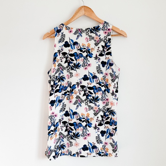 Camber and Grace (RW&Co) pink blue blouse top Sz. M - Picture 3 of 6